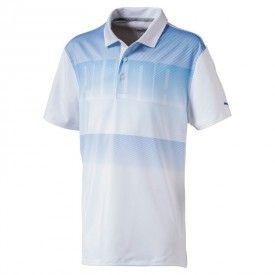White and Blue Polo Logo - Puma Golf Polo T Shirts