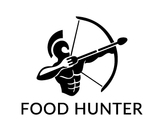 Hunter Logo - Food hunter Designed