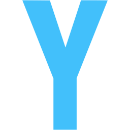 As Green and Blue Letter Y Logo - Caribbean blue letter y icon - Free caribbean blue letter icons