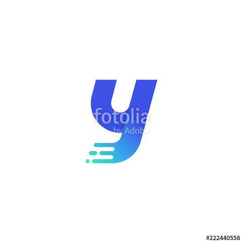 As Green and Blue Letter Y Logo - Vector Logo Letter Y Modern Blue Green Gradient on Bottom Left Side ...