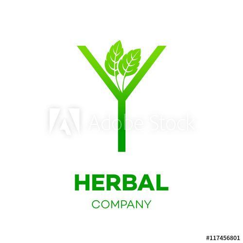 As Green and Blue Letter Y Logo - Letter Y logo,Green leaf,Herbal,Pharmacy,ecology vector illustration ...