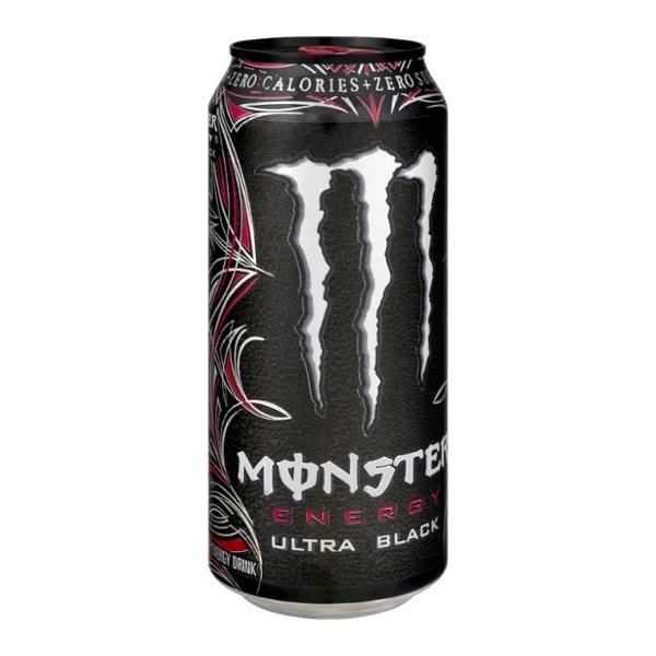 Red and Black Monster Logo - Monster Energy Drink Ultra Black | Hy-Vee Aisles Online Grocery Shopping