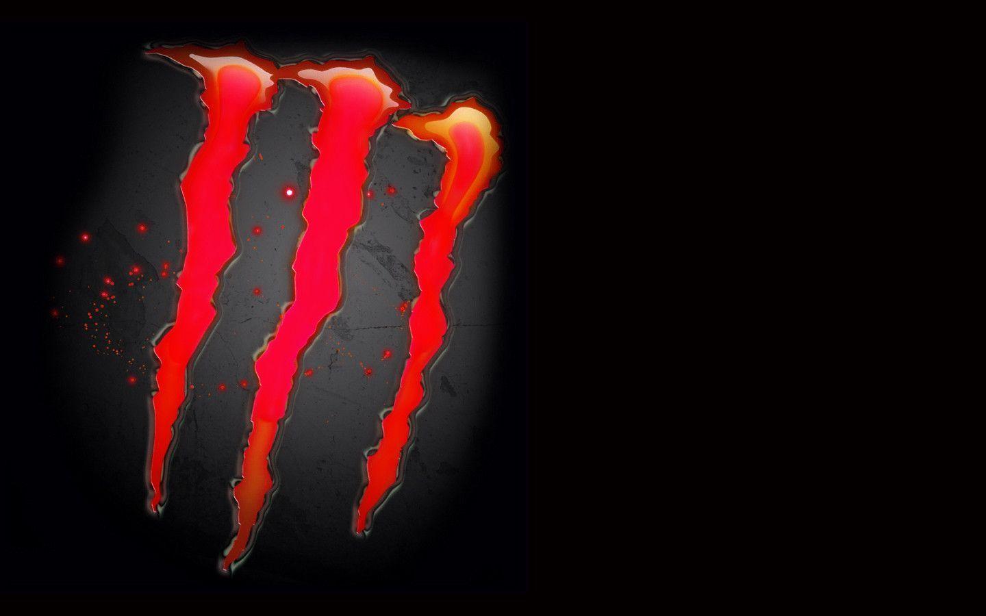 Red and Black Monster Logo - Monster Energy Wallpapers For Phones 3d - Wallpaper Cave
