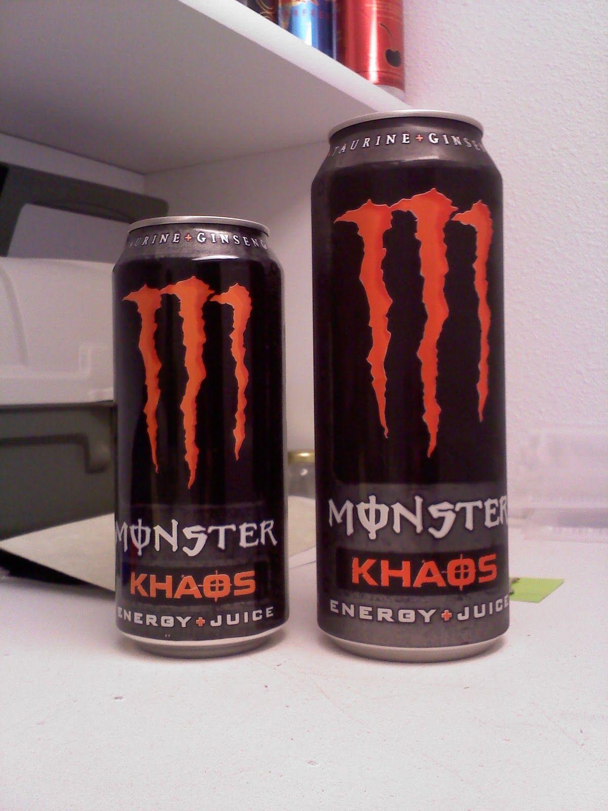 Red and Black Monster Logo - CAFFEINE!: Review for Monster Energy--Khaos