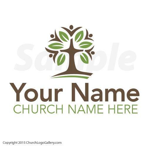 Cross Tree Logo - Church Logo : Church Logos : Church Logo Gallery : Premium Church Logos