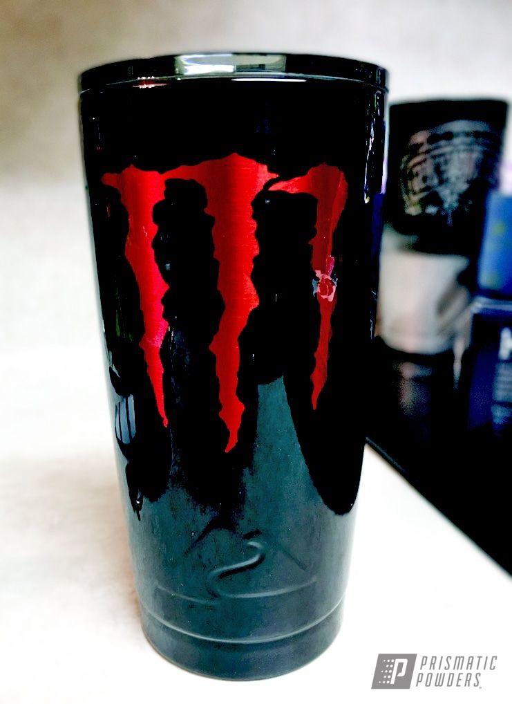 Red and Black Monster Logo - Ink Black and Racing Red with Clear Vision Top Coat | Gallery ...