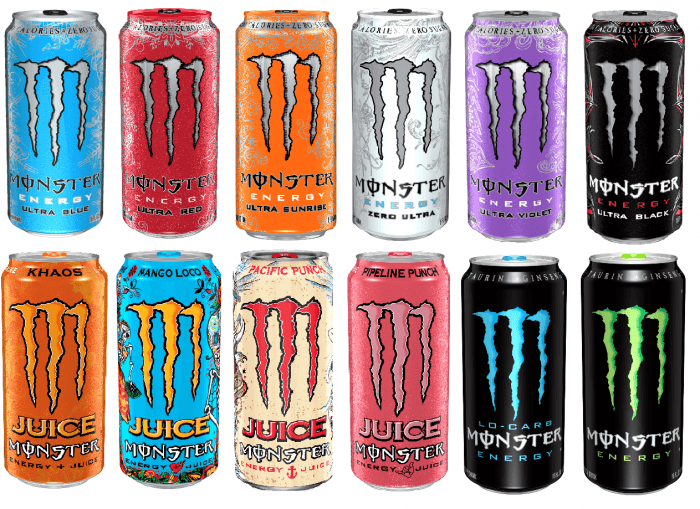 Red and Black Monster Logo - Monster Energy Juice Ultra 12 Flavor Variety Pack, Khaos, Pipeline ...
