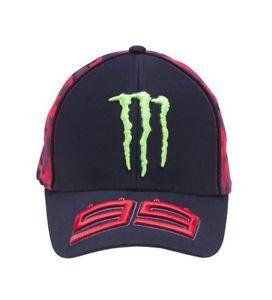 Red and Black Monster Logo - 2018 Jorge Lorenzo 99 Monster MotoGP Mens Black/Red Baseball Cap ...