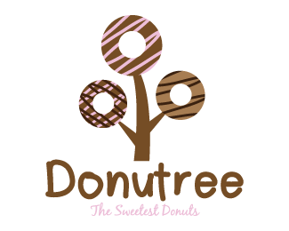 Cross Tree Logo - Donuts Tree Designed by Moonley | BrandCrowd