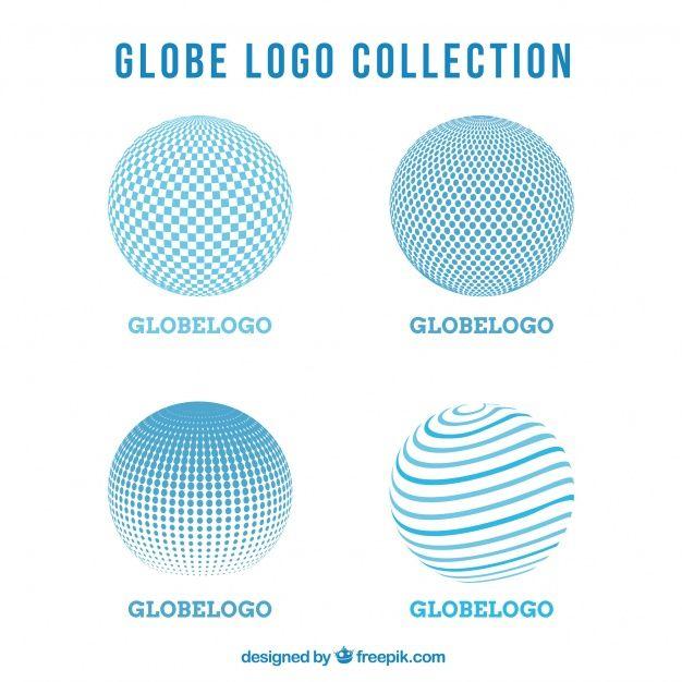 Round Abstract Logo - Set of round abstract logos Vector
