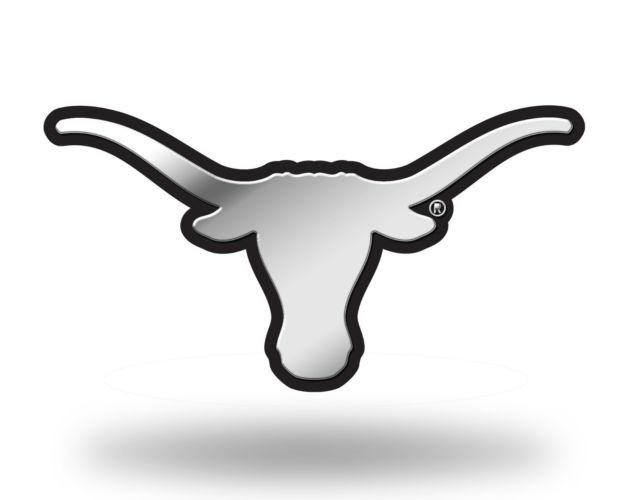 Longhorn Logo - Texas Longhorns Logo 3d Chrome Auto Decal Sticker Truck Car Rico | eBay
