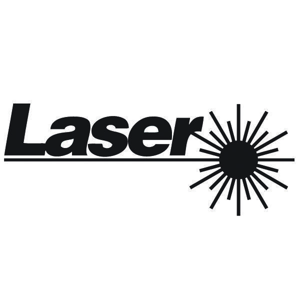 Black Sailboat Logo - Laser Sailboat Replacement Decal [Black]
