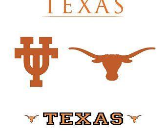 Longhorn Logo - Texas longhorns logo | Etsy