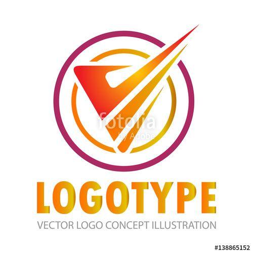 Round Abstract Logo - Letter V Round Abstract Logo Stock Image And Royalty Free Vector