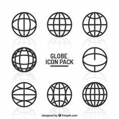 Black Globe Logo - Лучших изображений доски «globe logo»: 130. Calling cards, Business