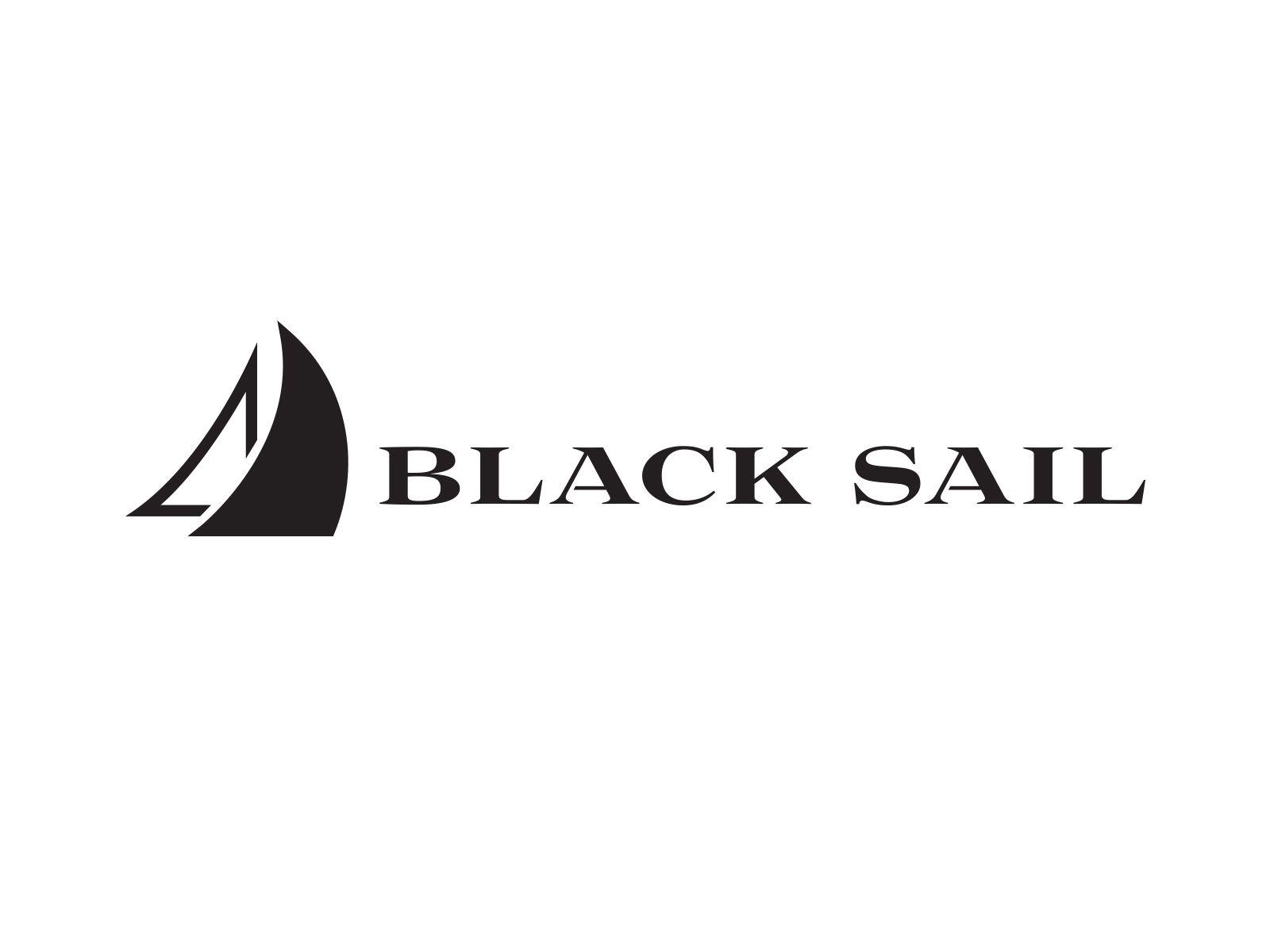 Black Sailboat Logo - Black Sail Logo for Anoroc Agency | Dandylyon Designs