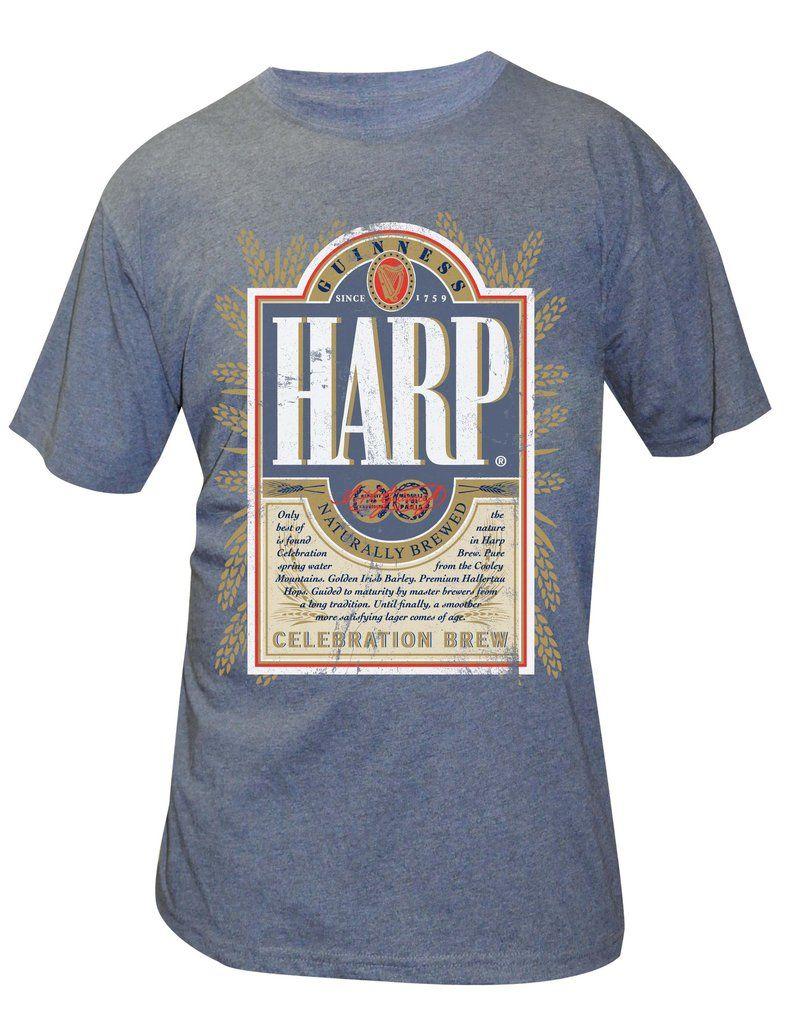 Harp Lager Logo - Harp Lager T-shirt – Real Irish