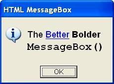 Message Box Logo - HTML MessageBox