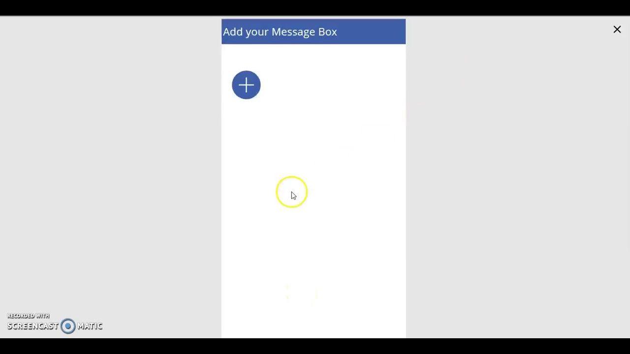 Message Box Logo - Microsoft PowerApps Message Box - YouTube