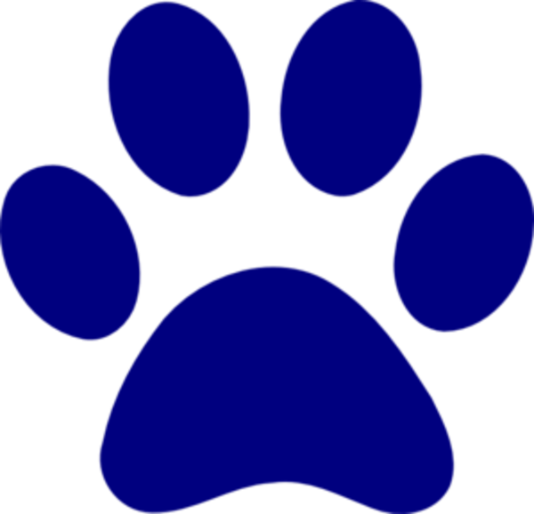 Dog Paw Logo - Blue paw Logos
