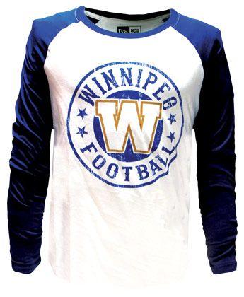 Circular Sports Logo - Winnipeg Blue Bombers L S CIRCULAR LOGO TEE Found In CFL > Clothing