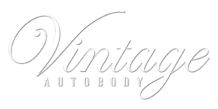 Vintage Custom Auto Shop Logo - Vintage Autobody | Custom Auto Painting | Fabrication