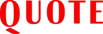 Red Quote Logo - Quote Media logo