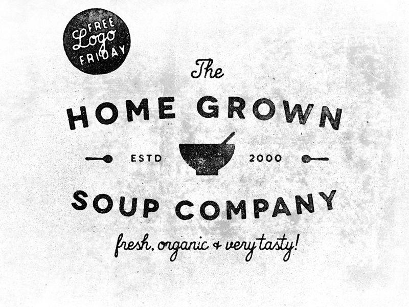 Soup Logo - Free Logo Friday