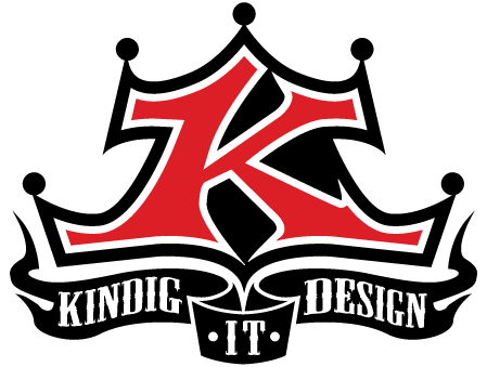 Vintage Custom Auto Shop Logo - Kindig It Design Car Restoration and Auto Fabrication Shop