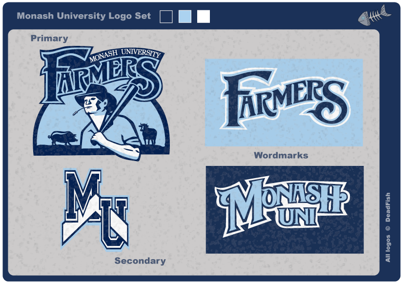 Cow Sports Logo - Monash Uni Baseball- rebrand - Concepts - Chris Creamer's Sports ...