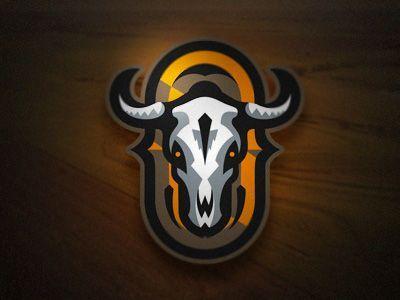 Cow Sports Logo - Outlaws. Mascot Branding And Logos. Logo design, Sports logo, Logos