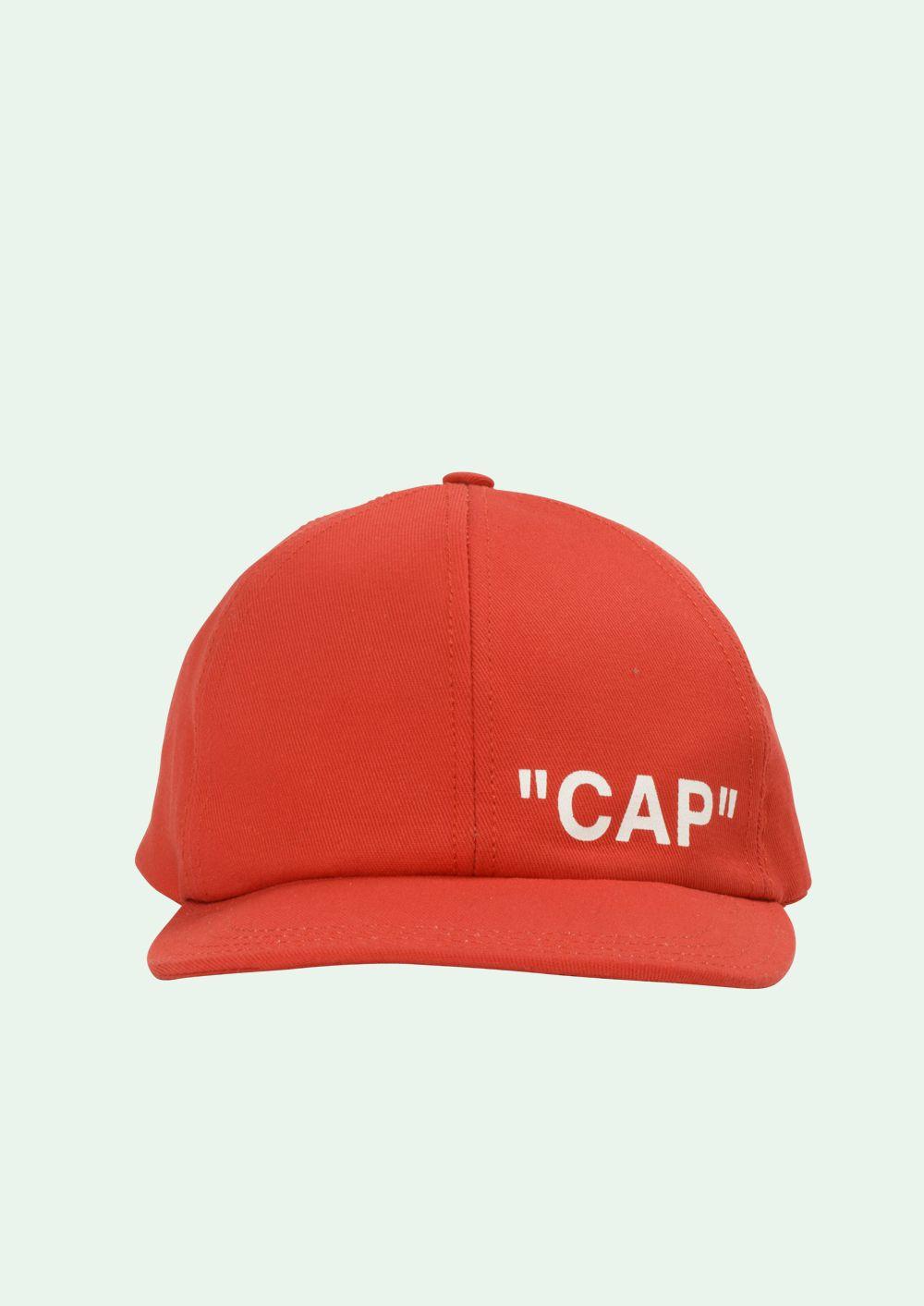 Red Quote Logo - OFF WHITE - Cap - OffWhite