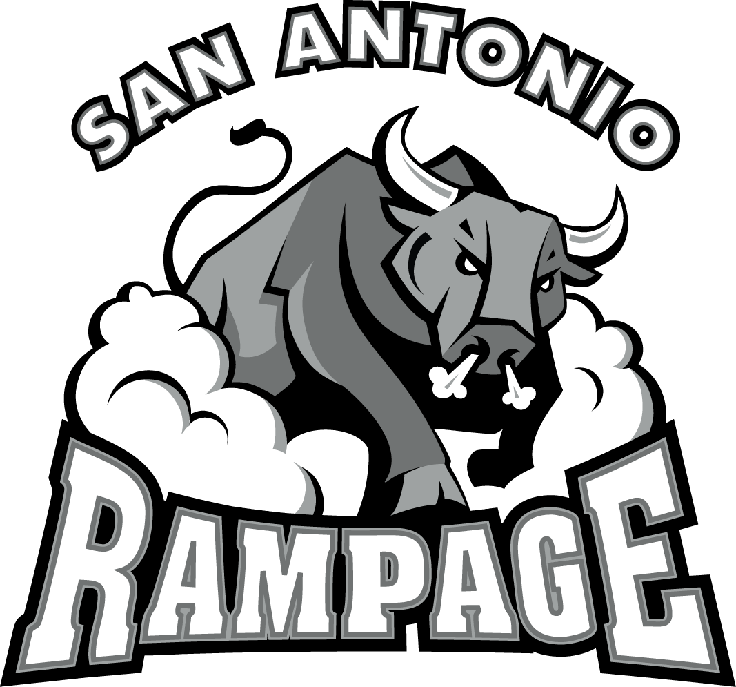 Cow Sports Logo - San Antonio Rampage Primary Logo Hockey League AHL