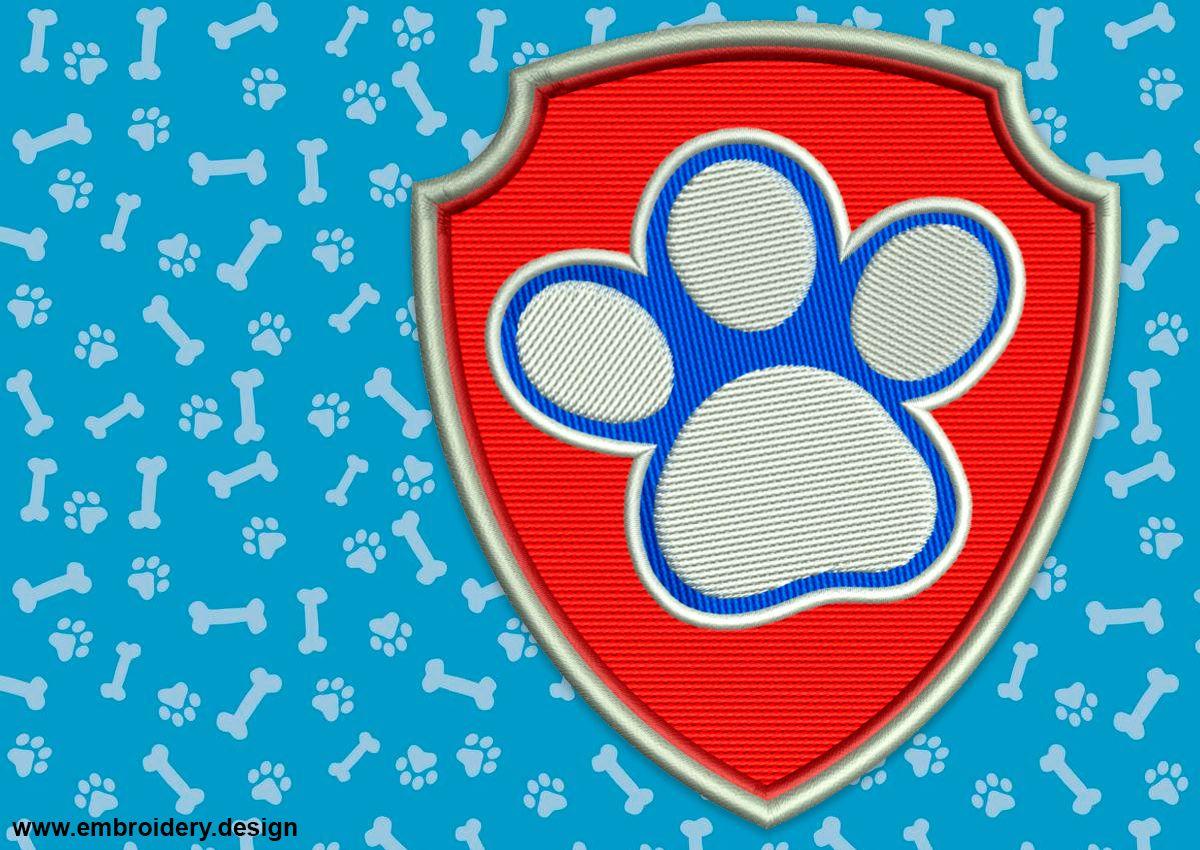 Blue Dog Paw Logo - Logo of Dogs Paw from Paw Patrol