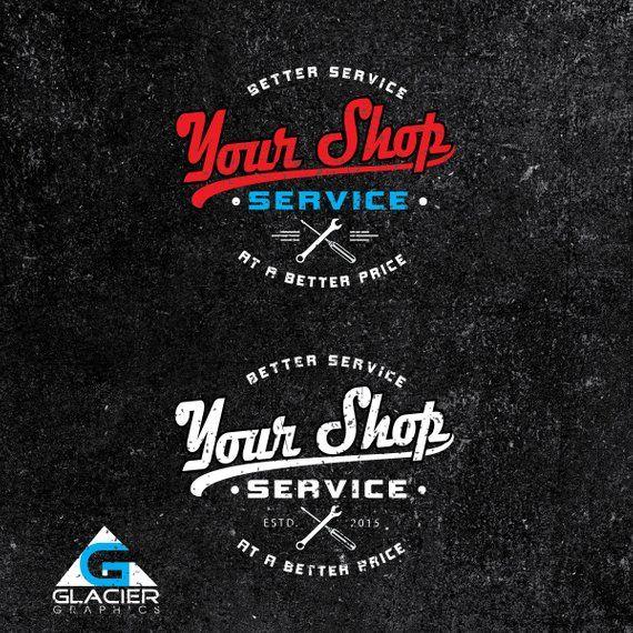 Vintage Custom Auto Shop Logo - Custom Vintage Auto Shop Logo Custom Auto Body Logo Custom | Etsy