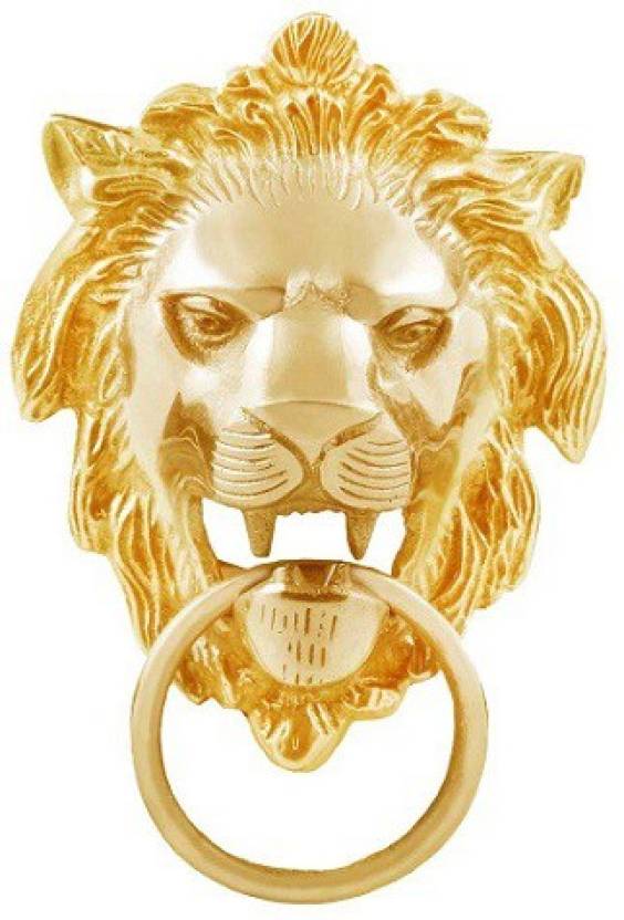 Brass Lion Logo - BICYCLISM Brass Lion Face with Ring Badge for All Bikes (Golden ...