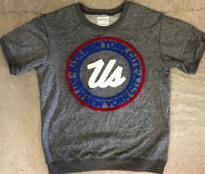 Kith Just Us Logo - Kith Ronnie Fieg X BWGH Grey Chenille Just Us Sweatshirt T Shirt S