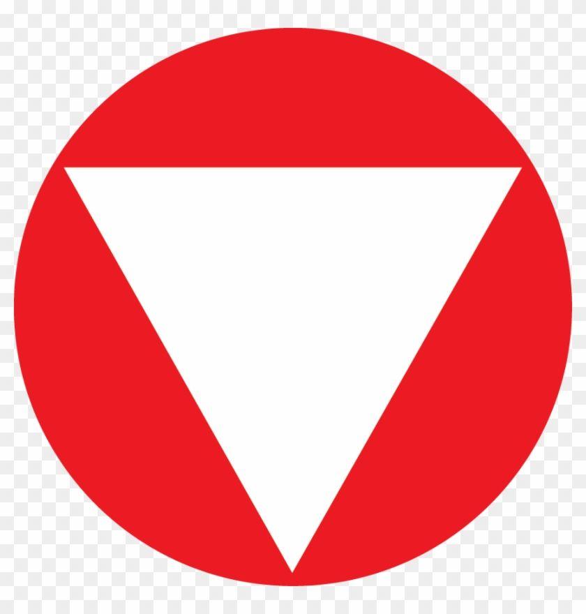 A Inside the Red Circle Logo - Austria 1936-1938 - Red Circle With Triangle Inside - Free ...
