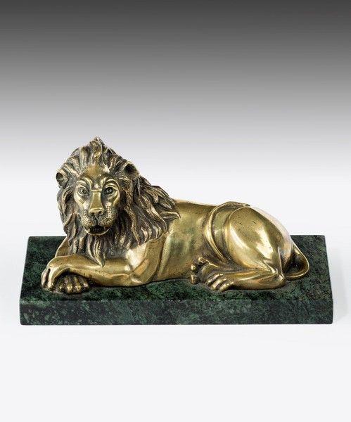 Brass Lion Logo - Brass lion sculpture from the Nineteenth Century. (c. 1840 England ...