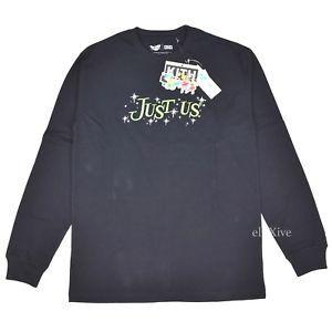 Kith Just Us Logo - NWT Kith Ronnie Fieg Jetsons Astro Travelling Logo LS T-Shirt 2018 ...