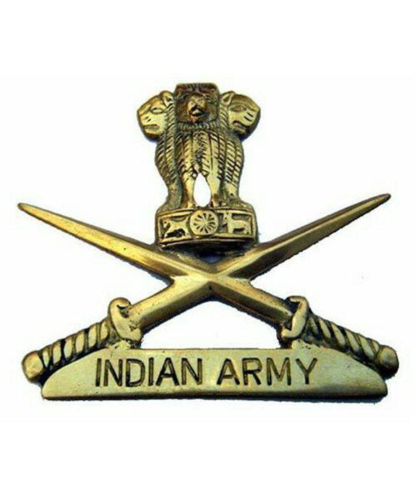 Brass Lion Logo - indian army bike logo ashok Lion On Brass Sword Army Emblem Badge ...