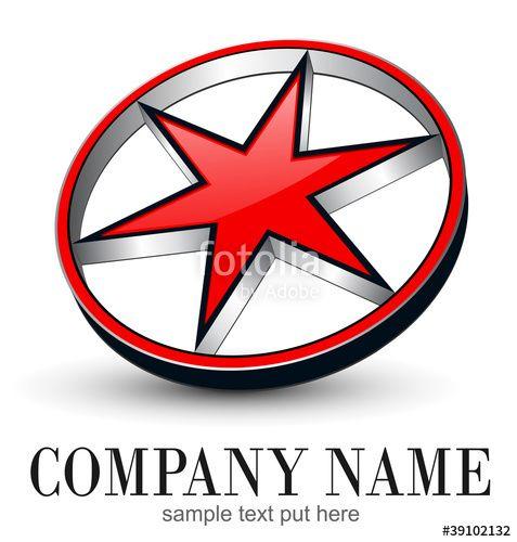 A Inside the Red Circle Logo - Logo Red Star Inside Circle Stock Image And Royalty Free Vector