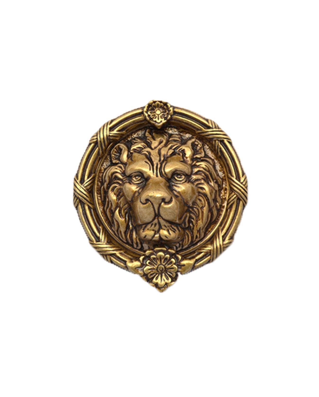 Brass Lion Logo - Door Knocker Brass Lion's Head 4