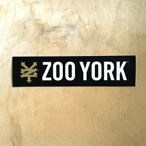 New Zoo York Logo - Zoo York vinyl sticker skateboard EAST NYC box logo ZY bumper laptop ...