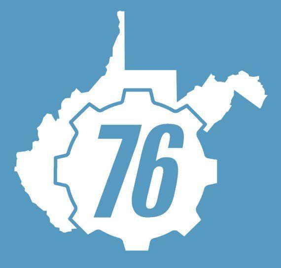 WV State Logo - Fallout 76 WV State Logo Decal | Etsy