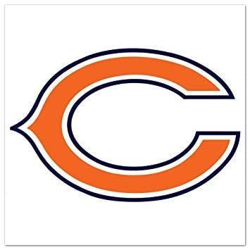 Bears C Logo - Chicago Bears Logo Reflective Decal: Amazon.co.uk: Car & Motorbike