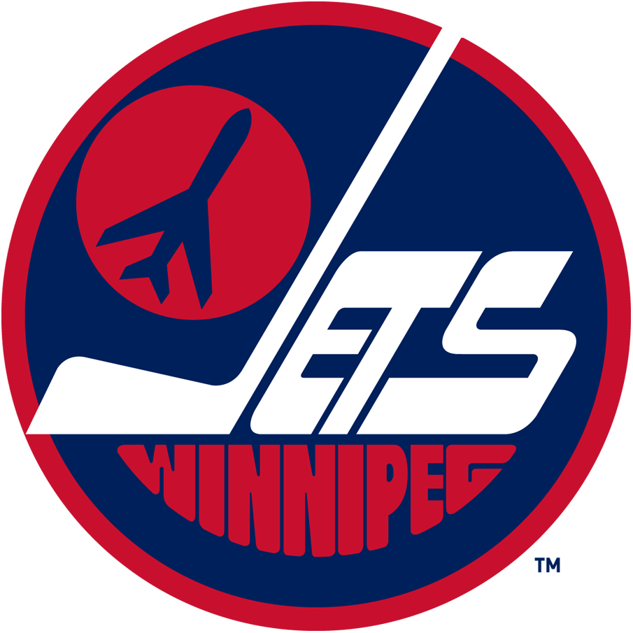 A Inside the Red Circle Logo - Winnipeg Jets Primary Logo Hockey League (NHL)