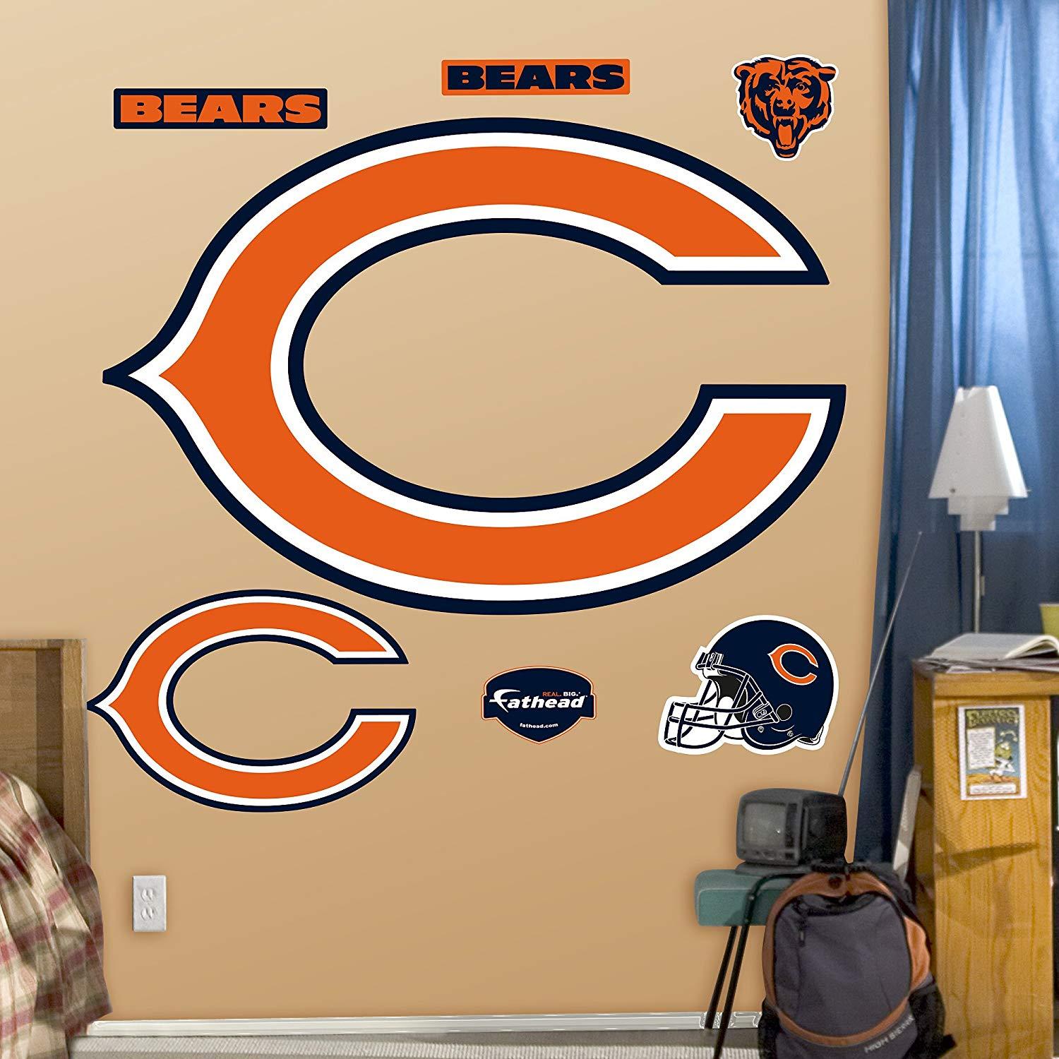 Bears C Logo - Amazon.com : Fathead NFL Chicago Bears Chicago Bears: 