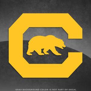 Bears C Logo - Cal Golden Bears C Logo Vinyl Decal Sticker and Up