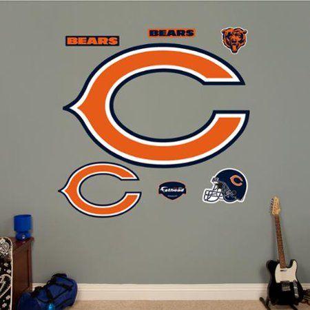 Bears C Logo - Fathead Chicago Bears 'C' Logo Wall Decals - Walmart.com